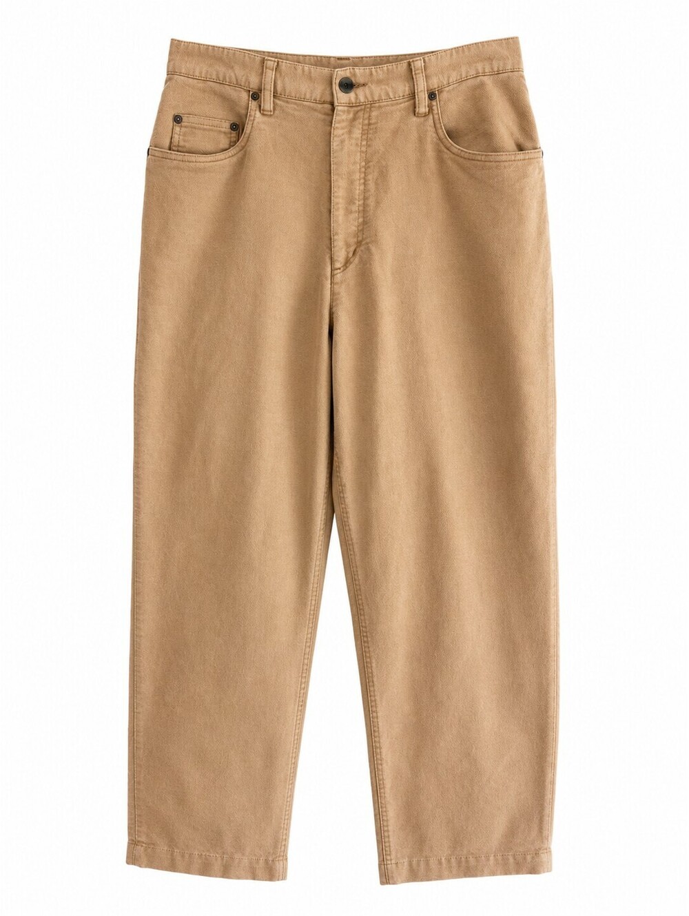 L.L.Bean Womens 12 M/Tall Tan Jeans 27 Inseam High Rise 90s Mom Fit Khaki